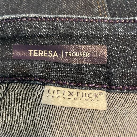 NYDJ Teresa Lift Tuck Trouser Blue Jeans Size 24W - Picture 4 of 6